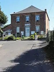 The town hall in Mecquignies