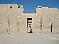 Ramesses III's mortuary temple at Medinet Habu.