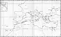 Mediterranean Area US Navy map from 1944.