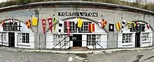 The casemates at Fort Luton taken in 1994