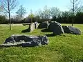 Reconstructed megalithic tomb