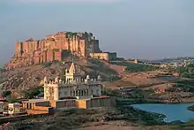 A full view of the Hill and the Fort