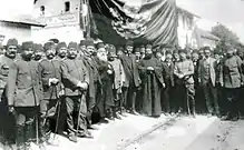 Reception Sultan Mehmed V Reşâd at the train station 1911