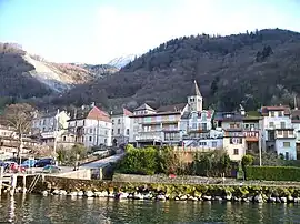 Meillerie on the shore of Lake Geneva