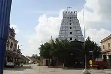 Main temple at the Jina Kanchi Jain Math