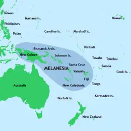 Image 14New Guinea located in relation to Melanesia (from New Guinea)