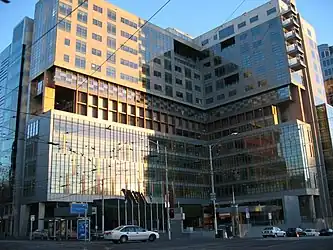 Image 12The Commonwealth Law Courts Building in Melbourne, the location of the Melbourne branches of the Federal Circuit Court of Australia, the Federal Court of Australia, the Family Court of Australia, as well as occasional High Court of Australia sittings (from Judiciary)