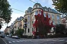 Apartment houses at Meltzer Street