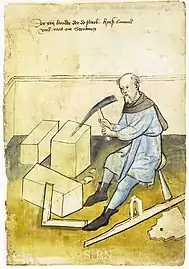 Stone cutter, Nuremberg, (1425)