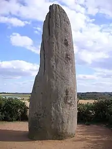 Menhir in Saint-Macaire-en-Mauges