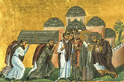 Translation of the relics (437) of St. John Chrysostom, Archbishop of Constantinople.