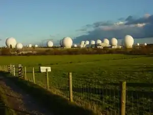 RAF Menwith Hill, near Harrogate, North Yorkshire, is the biggest listening post outside the United States. It was used by U.S. military personnel to spy on Britons on behalf of MI5 and MI6.