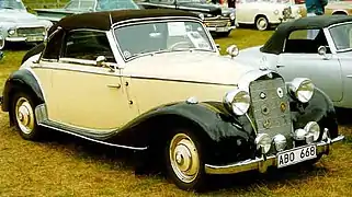 Mercedes-Benz 170 S “Cabriolet A” (i.e. two seater cabriolet) 1949–1951