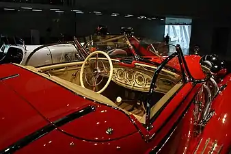 Mercedes-Benz 500K cockpit