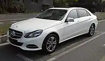 A Mercedes E-Class produced by Beijing Benz