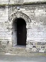 The side entrance