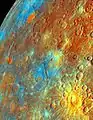 Mercury in false-color