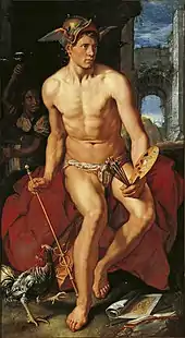 Hendrik Goltzius: Mercury, with his symbols