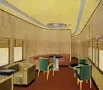 Section of lounge car