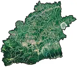 Location in Sibiu County