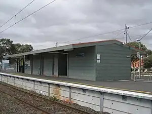 Merlyston viewed from the South-Eastern end of the station