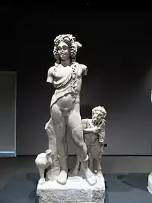 Hellenitic sculpture (Dionysos-Pan-Panther)