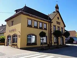 The town hall in Mertzwiller