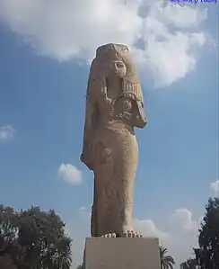 Meritamen statue at Zagazig.