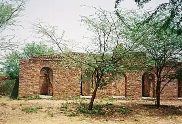 Metcalfe's Annexe House in ruins