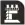 Pictogram of Ciudad Azteca metro station. It features the silhouette of the glyph of the city, which represents an Aztec-like structure.