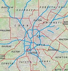 Alpharetta is located in Metro Atlanta