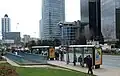 A view of Büyükdere Avenue in Levent