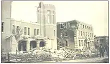 Metropolitan Methodist Church and YWCA after "cyclone"