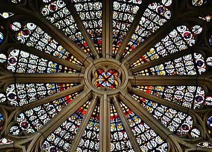 Inner rose window by Hermann von Munster