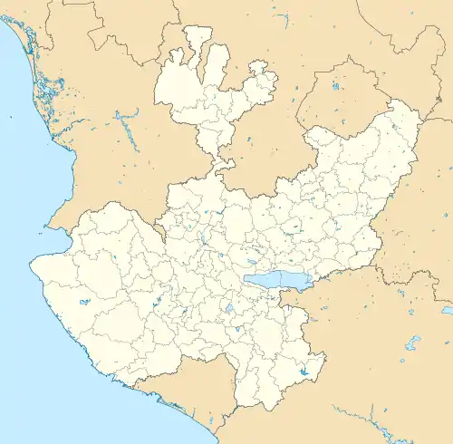 San Jerónimo (Los Barbosa) is located in Jalisco