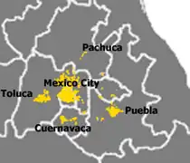 Mexico City megalopolis