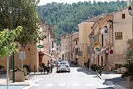 The main street of Meyrargues