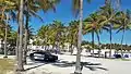 Police car in Lummus Park