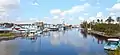 View upriver of the Miami River from NW 5th Street Bridge