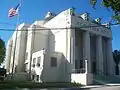 Scottish Rite Temple, next to the park, built in 1924