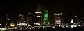 Tower lit green for Saint Patrick's Day