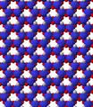 View of dioctahedral sheet structure of mica emphasizing octahedral sites