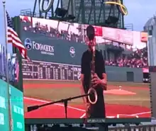 Antunes at Fenway Park, Boston