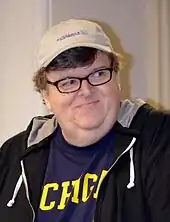 Photo of Michael Moore in 2011.