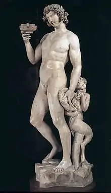 Bacchus, (Michelangelo).