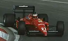 Michele Alboreto driving the F1/87/88C at the 1988 Canadian GP.