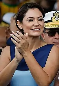Former First Lady of BrazilMichelle de Paula Bolsonarofrom Ceilândia, Federal District
