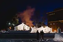 Snow statue at the 2018 Winter Carnival