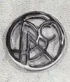 "Podčerchov Automobile Club". Metal badge, cca1920-1935.