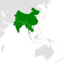 From Northeast India through Southeast Asia